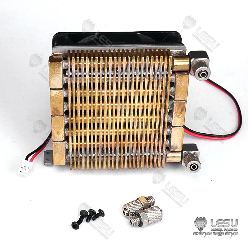 

LESU Metal Radiator Cooling Apparatus For 1/14 DIY Hydraulic System Dumper Truck Outdoor Toys TH15858