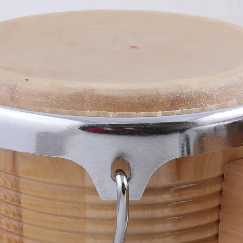 7.5+8.5 Inch Bongo Drum Wholesale Percussion Instrument for Beginner Adult Kid