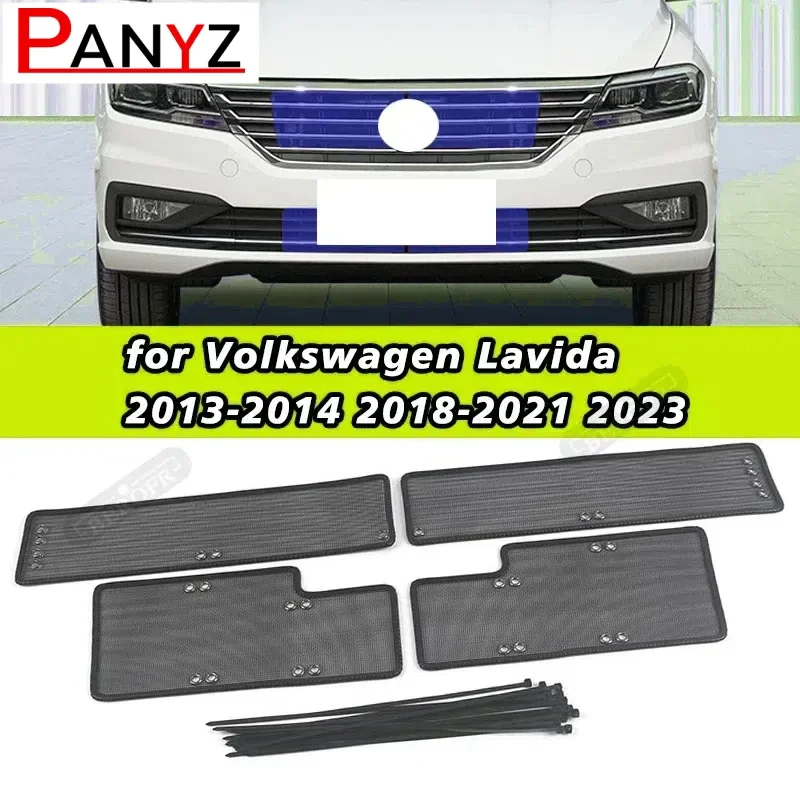 

Front Grille Insert Net Anti-insect Dust Garbage Proof Inner Cover Net for Volkswagen Lavida 2013-2014 2018-2021