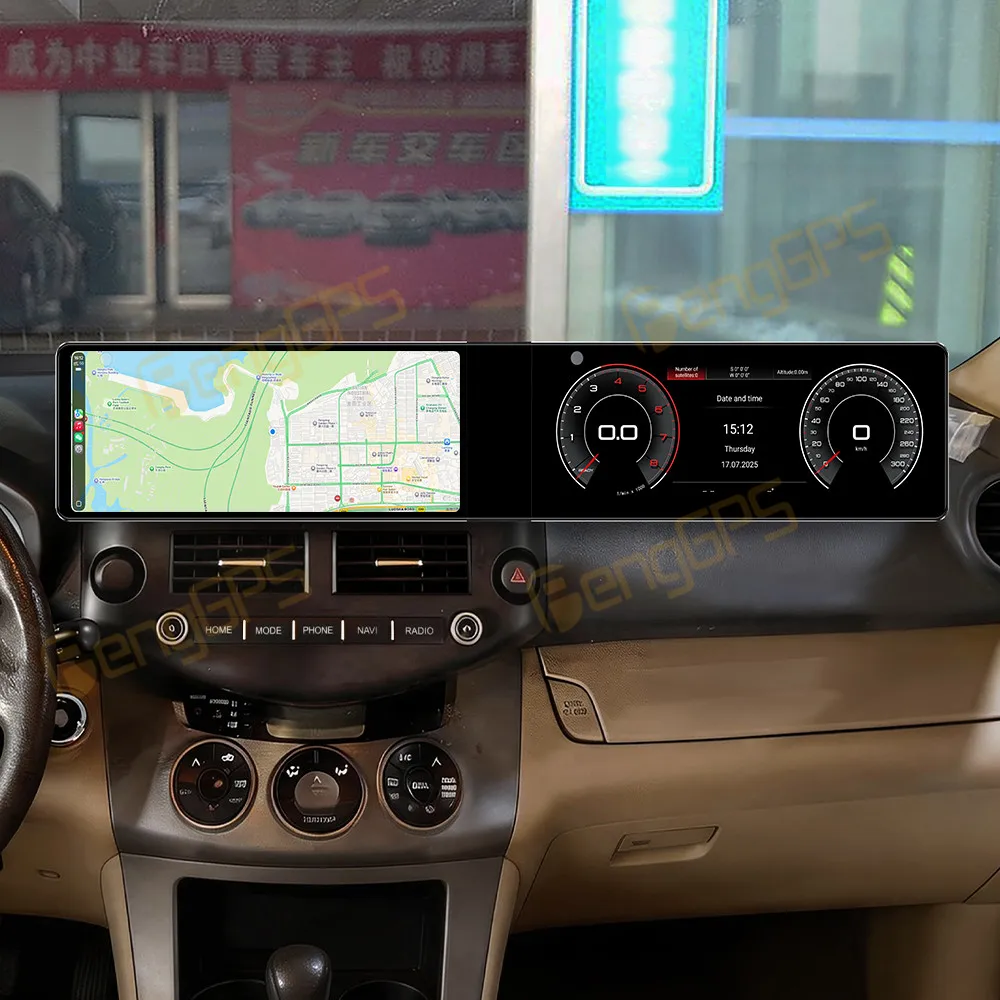 Car Accessories Radio For Toyota RAV4 2007-2012 Android Auto GPS Navigation Multimedia Stereo Receiver Head Unit Offline Maps