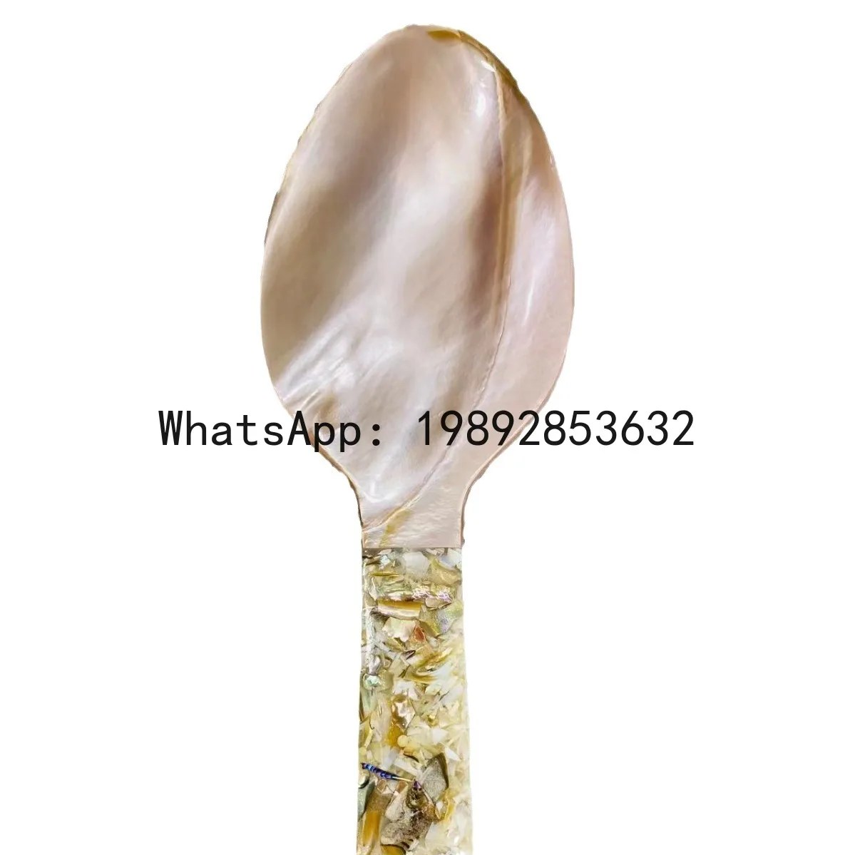 

Handmade shell mother-of-pearl retro fork spoon tableware spoon rice spoon for home