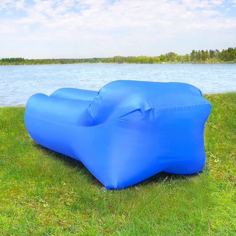 Outdoor Lazy People Inflatable Sofa Folding Portable Air Cushion Bed Picnic Camping Air Bed Outdoor Inflatable Seatings