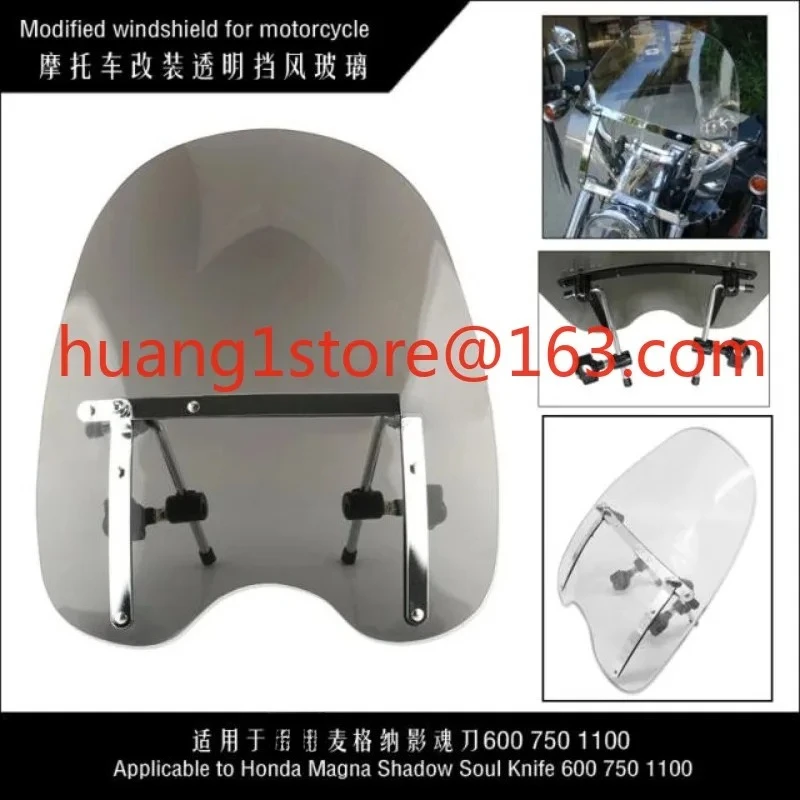 Suitable for Magna Shadow Soul Knife 600 750 1100 Modified Transparent Windshield, Dome