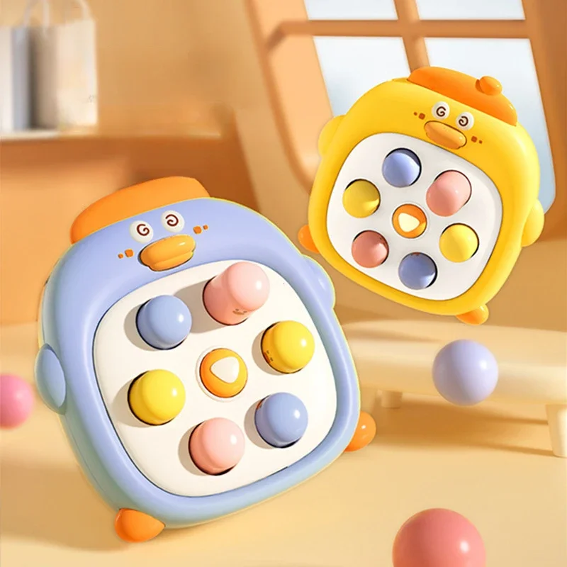 Pop Quick Push Engines Fidget Jouets pour Enfants et Adultes, Machine de Jeu Amusante et Lumineuse, Anti-souligné, Sensoriel, Mise à Niveau