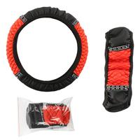 Microfiber Plush Steering Wheels Cover Blazing Diamond Pattern Simple Install Antifouling Wear Resistant Steering Wheels Cover