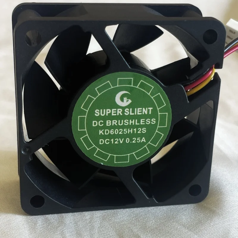 60 мм KD6025H12S DC12V 0,25A 6025 промышленный осевой инверторный вентилятор