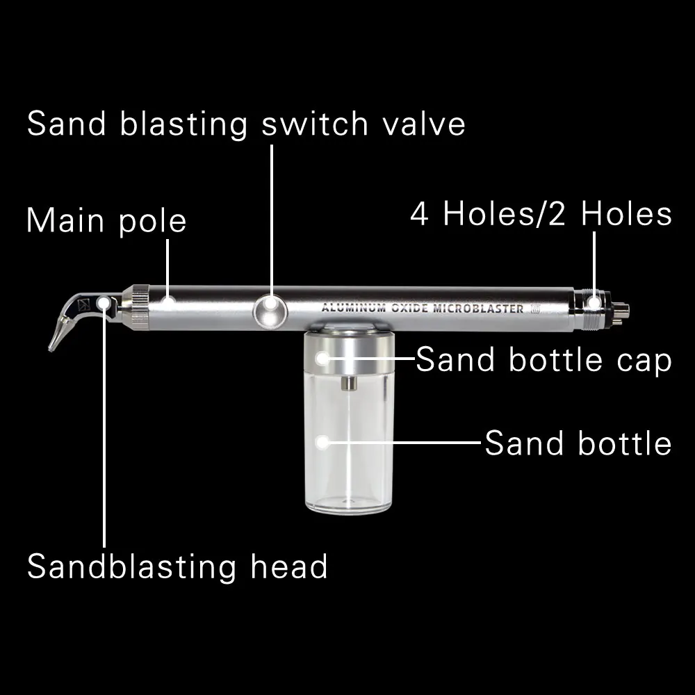 EXP Dental Aluminum Oxide Micro Blaster Interface Microetcher Sandblasting Alumina Gun Air Abrasion Polisher Dentistry Tools