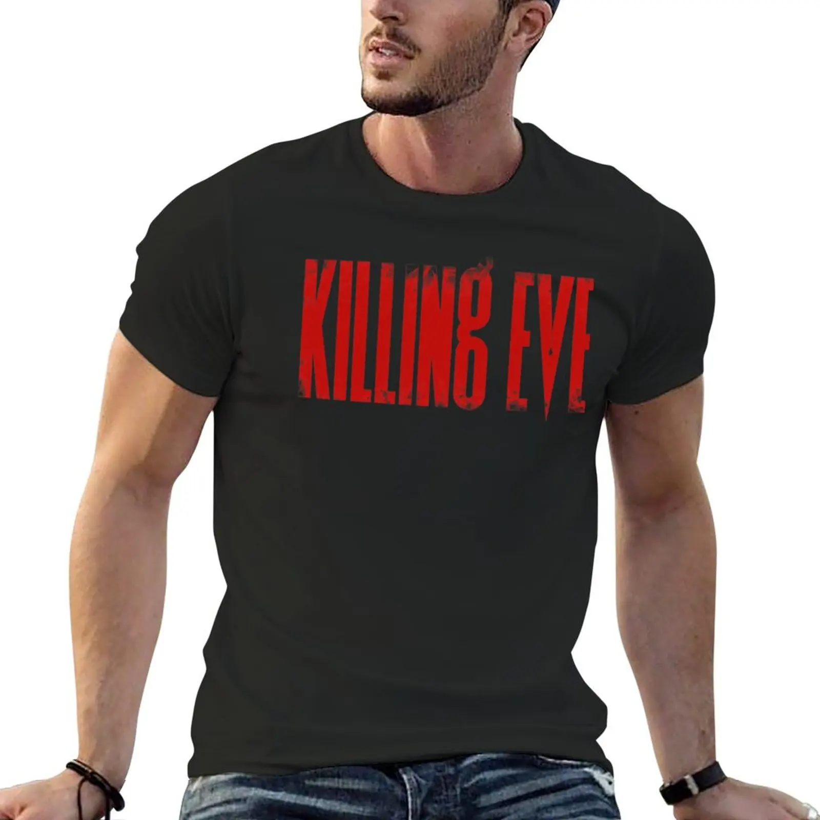 

Killing Eve(Smoke) T-Shirt sublime anime figures mens designer t shirt