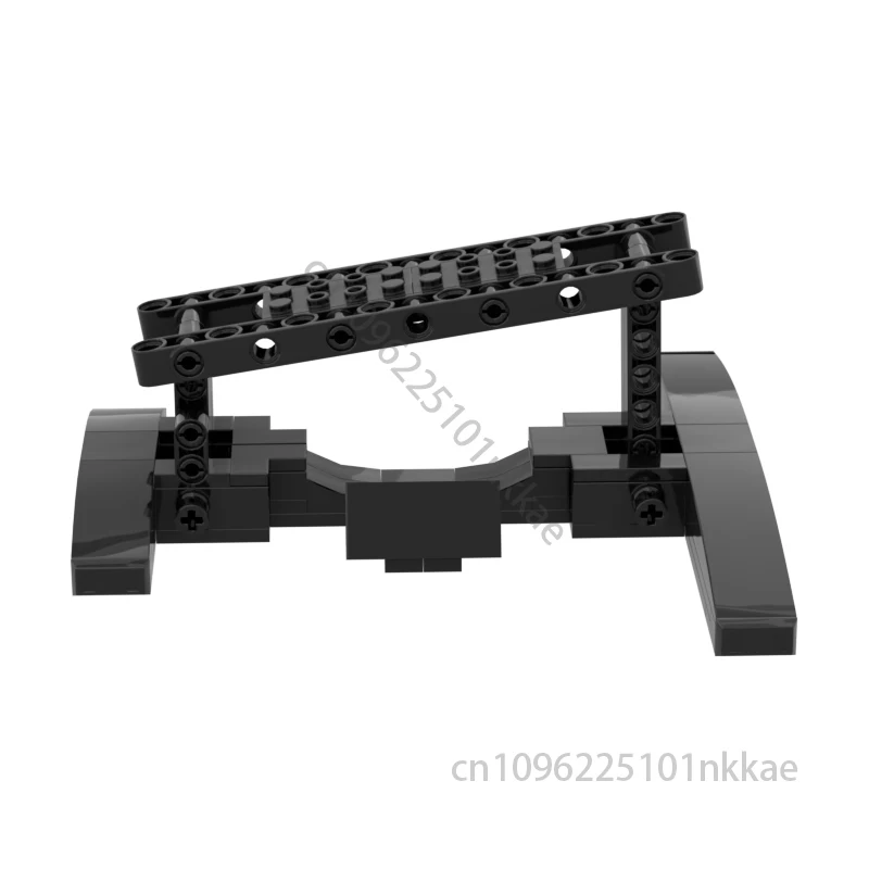 MOC soporte personalizado para Coruscant Guard Gunship 75354 modelo de bloques de construcción DIY soporte de barco espacial ladrillos juguetes regalos solo soporte