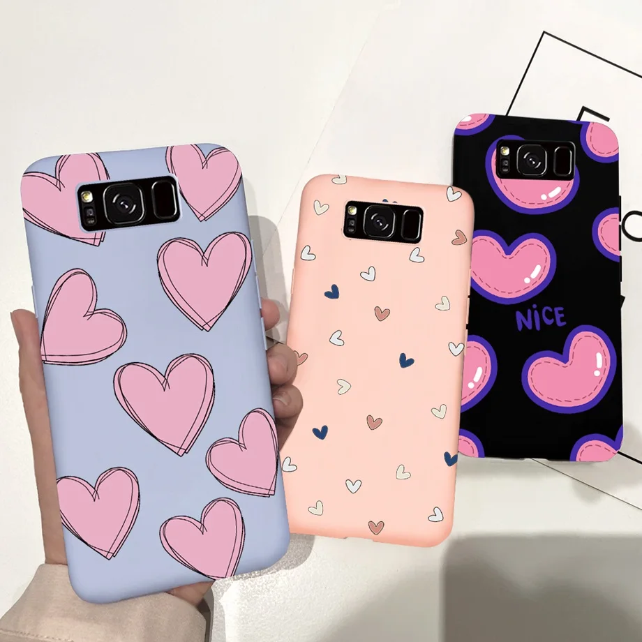 For Samsung Galaxy S8 Case Silicone Cover Cute Soft TPU Case For Samsung Galaxy S8 Plus S8+ Bumper Phone Case S8Plus Galaxy Etui