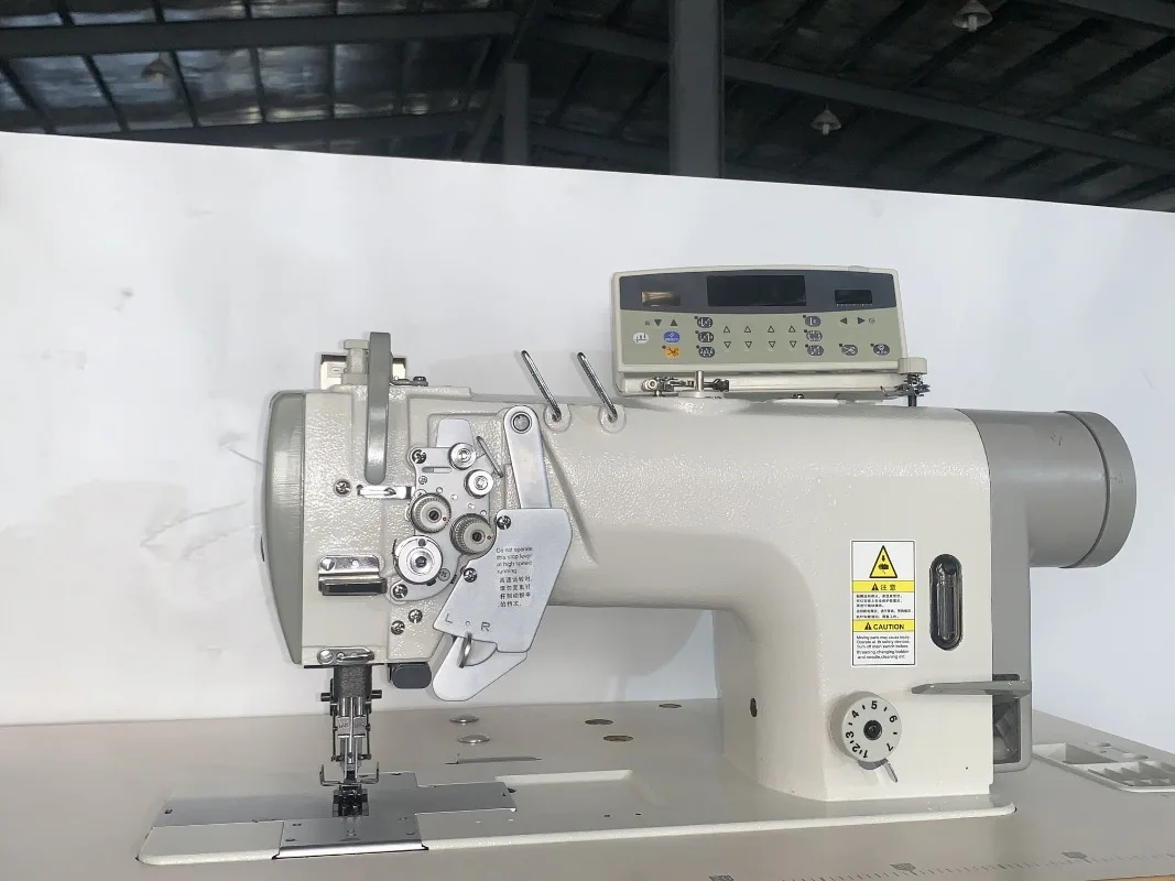 QK-8752J Garment Machinery Double Computer Direct Drive Lockstitch Industrial Sewing Machine With Auto Thread Trimmer