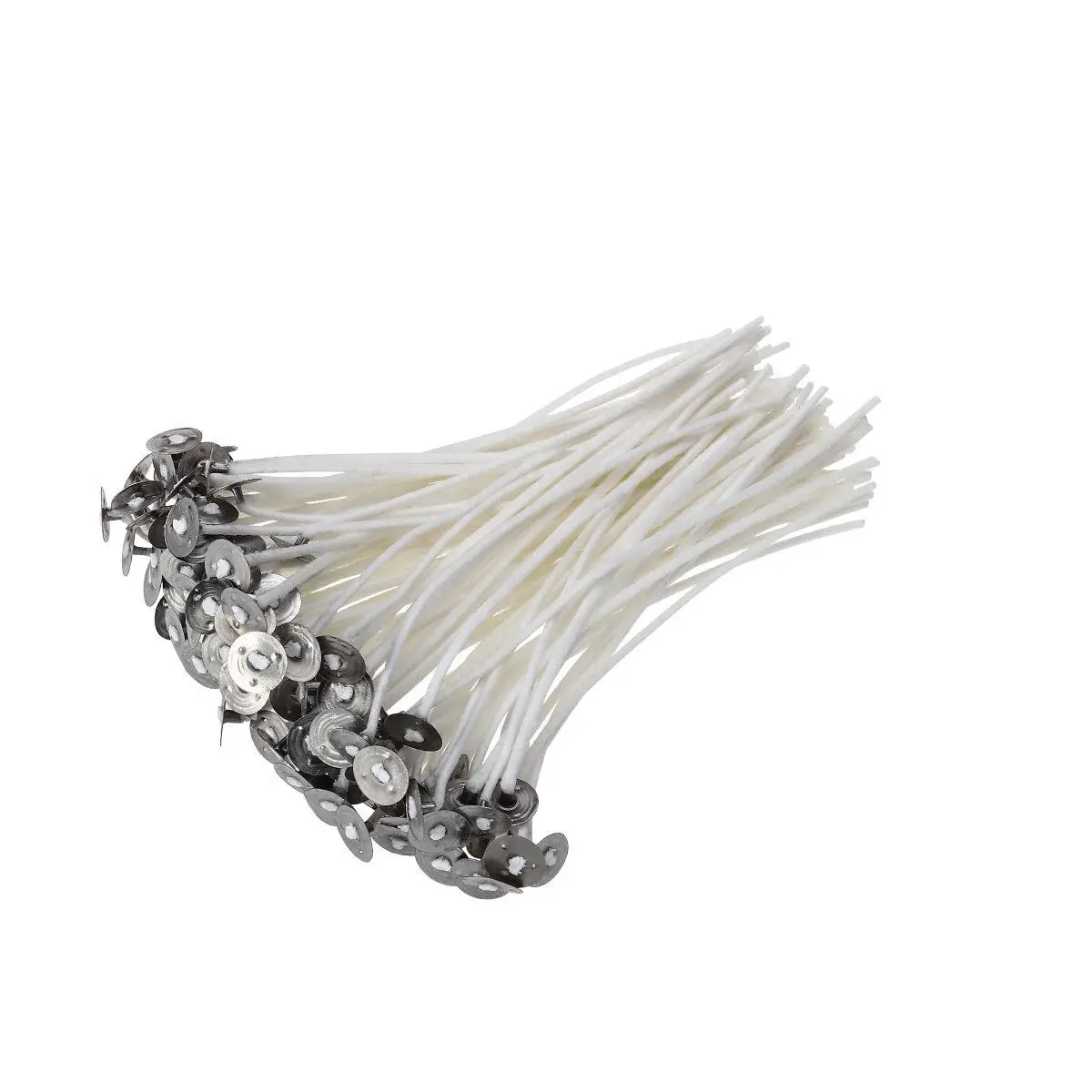 100pcs Core Low Smoke C Wicks for Making Tea Low Smoke C Wicks Lights C les Perfectly Pre Waxed Tabbed Easy to Use