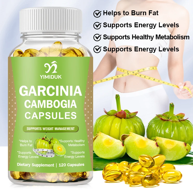 Garcinia Cambogia Capsule, with Pure Garcinia Cambogia Extract, 95% HCA Concentration, Natural Support for Weight Goals & Energy