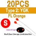 20pcs YGK S FLO