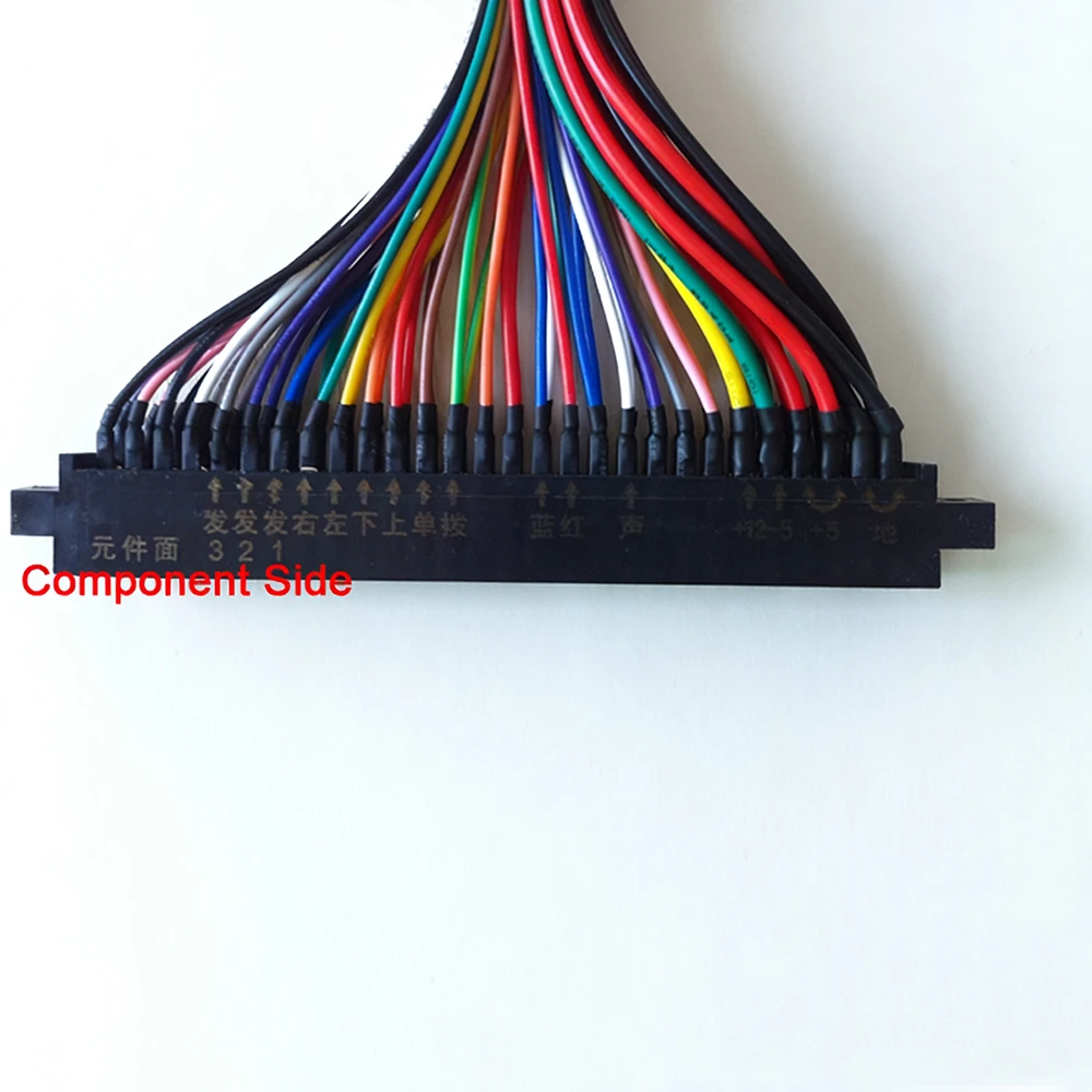 كامل 56 دبوس جاما تسخير الأسلاك الأسلاك تلوح فيديو لعبة أركيد باندورا مربع و 60 في 1 لوحة ألعاب PCB #6