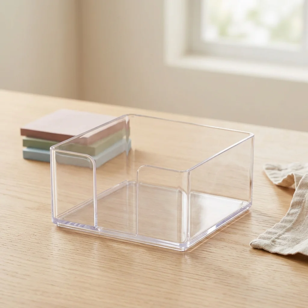 Sticky Memo Holder - 2026 New Clear Square Acrylic Sticky