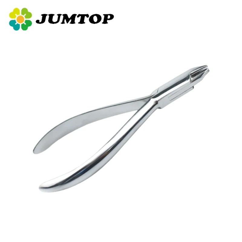 JUMTOP Dental Three Prong Jaw Pliers for Shaping and Bending Steel Wire Dentistry Orthodontic Plier