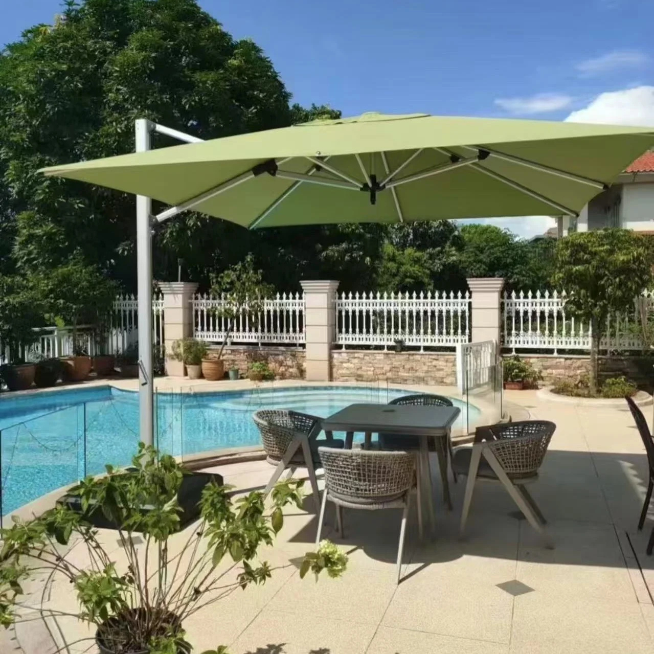 

Contemporary Styled Superior Quality Colorful Multi-choice Waterproof Parasol Beach Outdoor Garden Umbrella