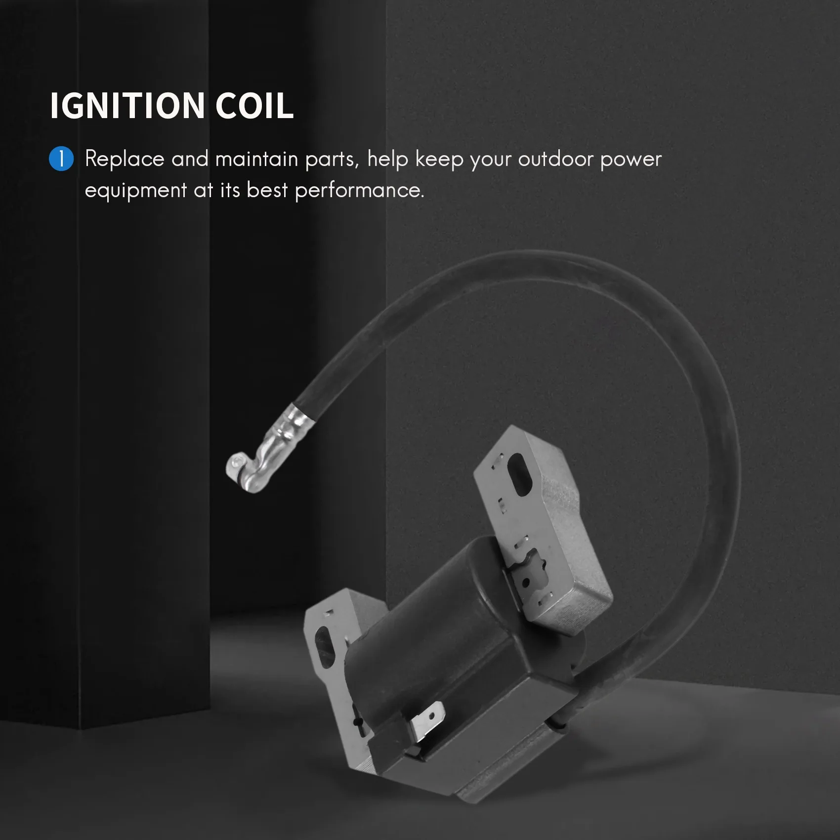 

Ignition Coil 592846 for Briggs & Stratton Intek V-Twin 18-22HP Engine, Replaces 799651 691060 401577, 2 Pack
