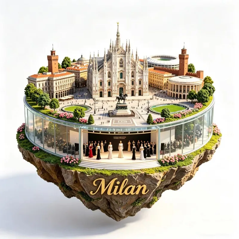 Italy Milan Fridge Magnets Metal Alloy Material Duomo di Milano Fridge Stickers Wedding Gifts Home