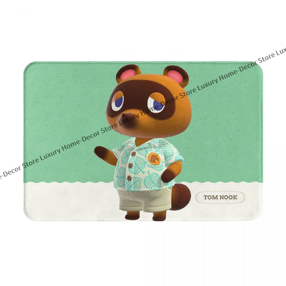 Animal Crossing: New Horizons Non-slip Doormat Tom Nook Bath Kitchen Mat Outdoor Carpet Indoor Modern Decor