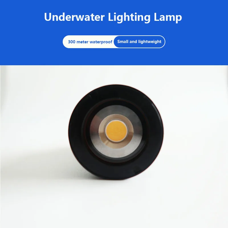 Straight Line Underwater Lighting Lamp with Pressure Resistance of 100 Meters and 1 Meter Cable, 15W Fill Light