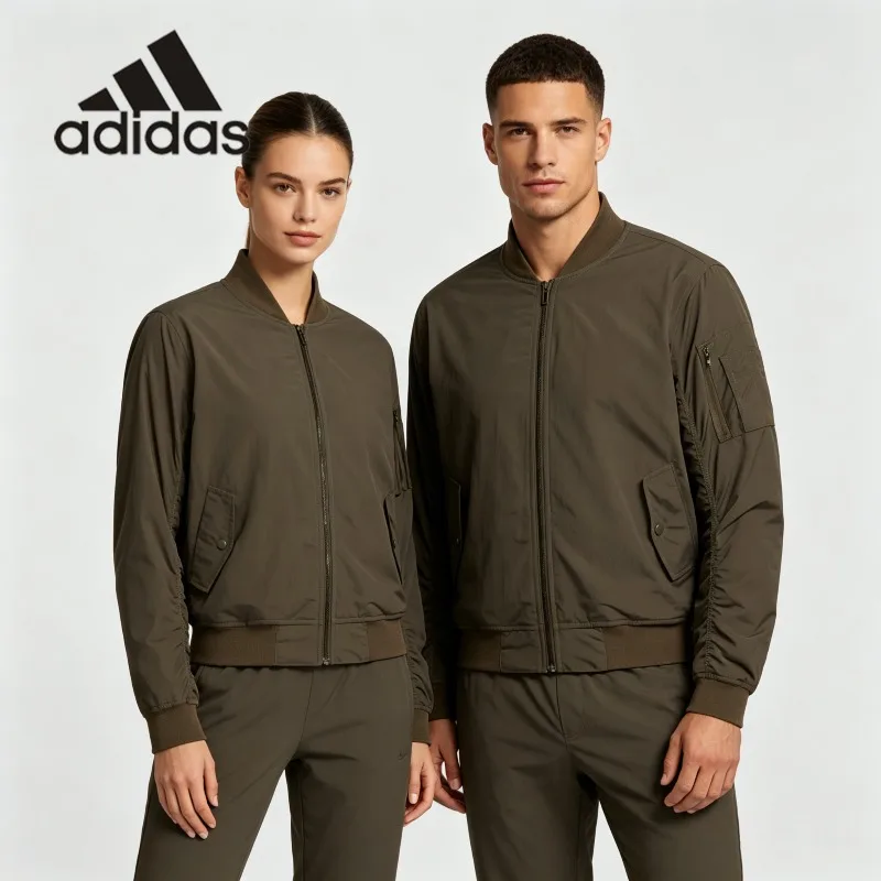 Adidas Patchwork Jacket - Spring Urban Style Loose Casual Outerwear - IT6070 - 1 PCS