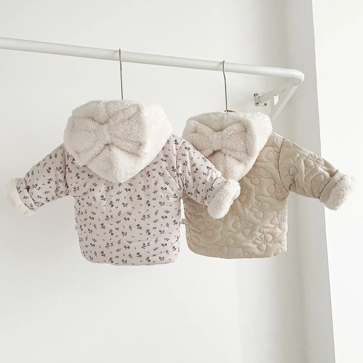 

Korean Girls Down Cotton Winter Coat New Children Cotton Clothing Children Thickened Coat Girls Baby Outdoor Clothes