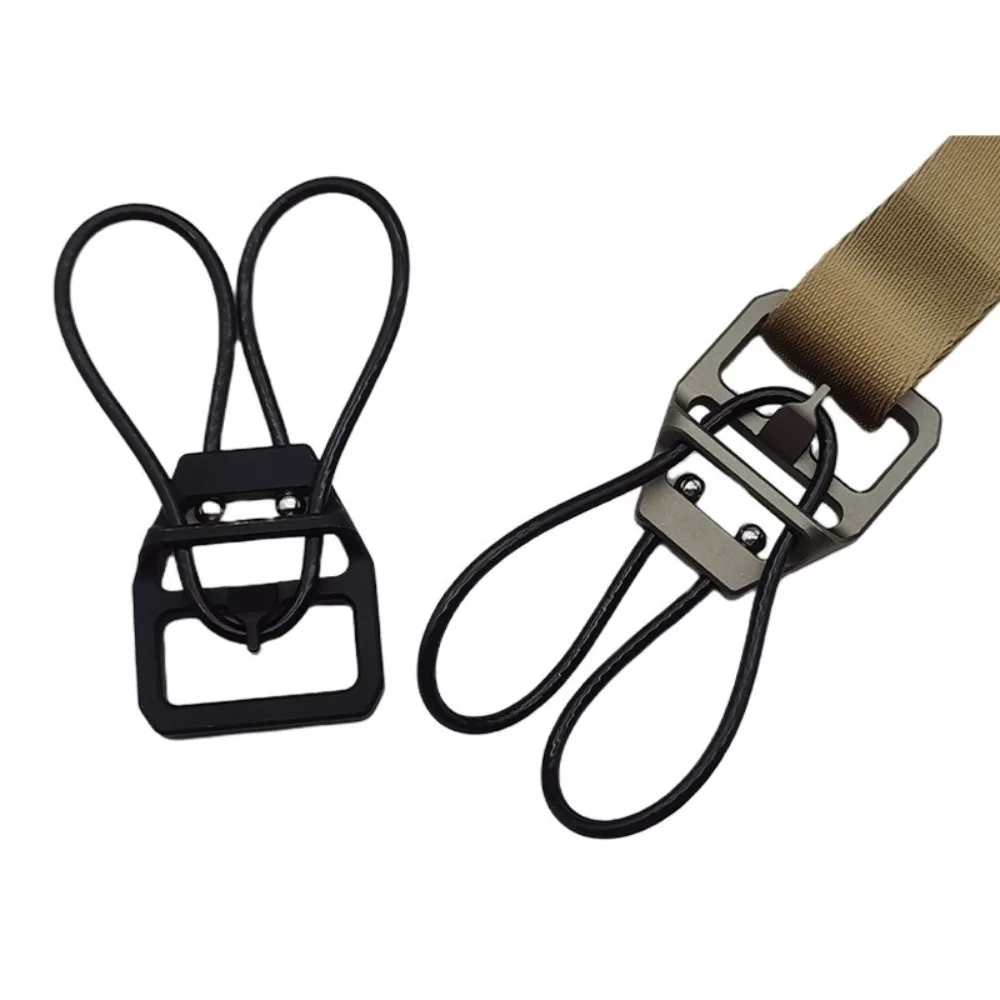 Belt Fed Loop Strap Buckle High-quality Outdoor Buckle Wire Buckle Metal Steel Wire Aluminum Alloy U-shaped Base