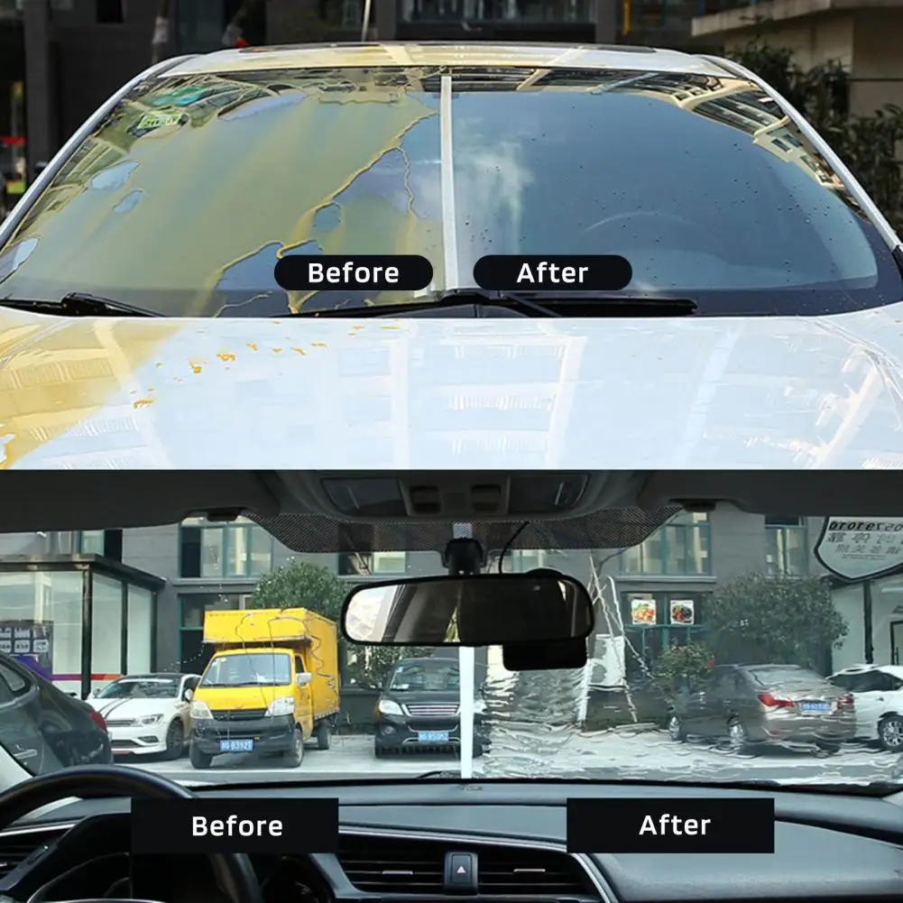 Car Glass Cleaning Board Hydrophobic Windshield Car Windows Clarity Rain Repellent Hydrophobic Glass Coating