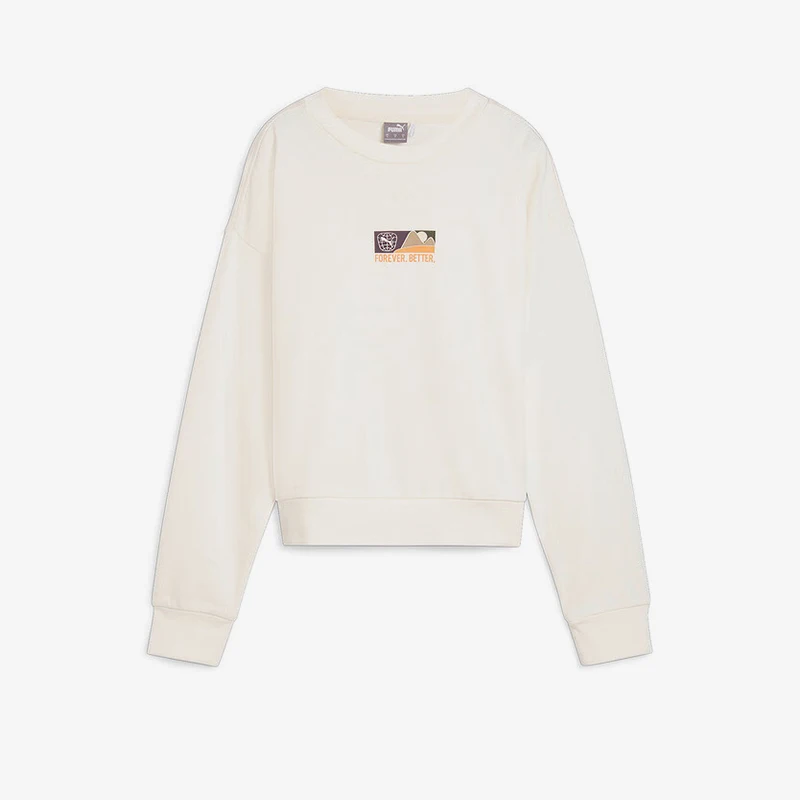 Puma Authentic BETTER SPORTSWEAR Crew Women's Sports Minimalist Sweatshirt 681930-99