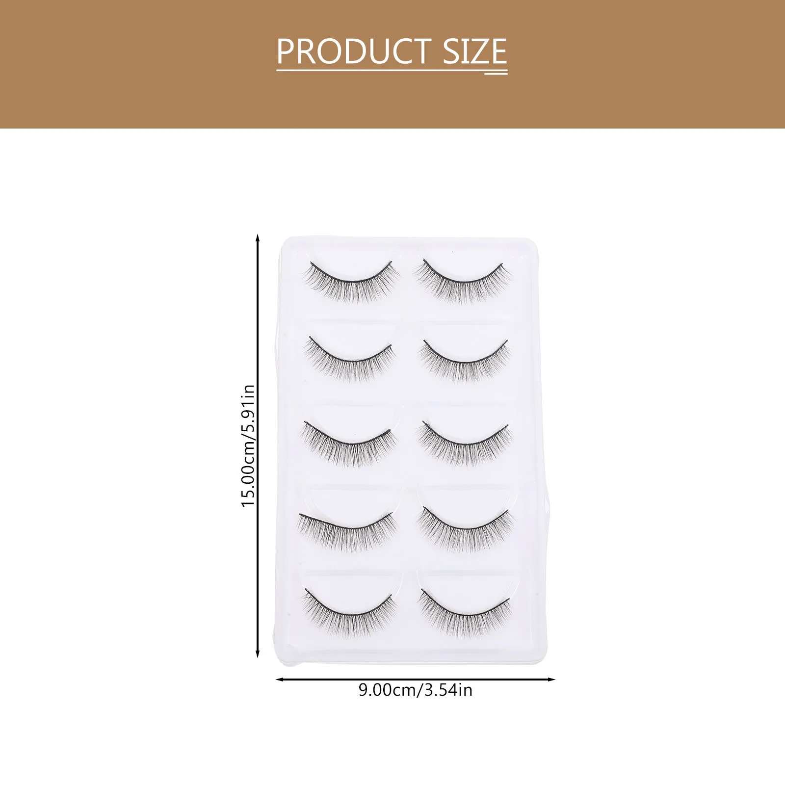 Pestañas postizas largas, extensión de pestañas completas naturales para fiesta, boda, uso diario, herramientas de maquillaje, pestañas postizas ligeras