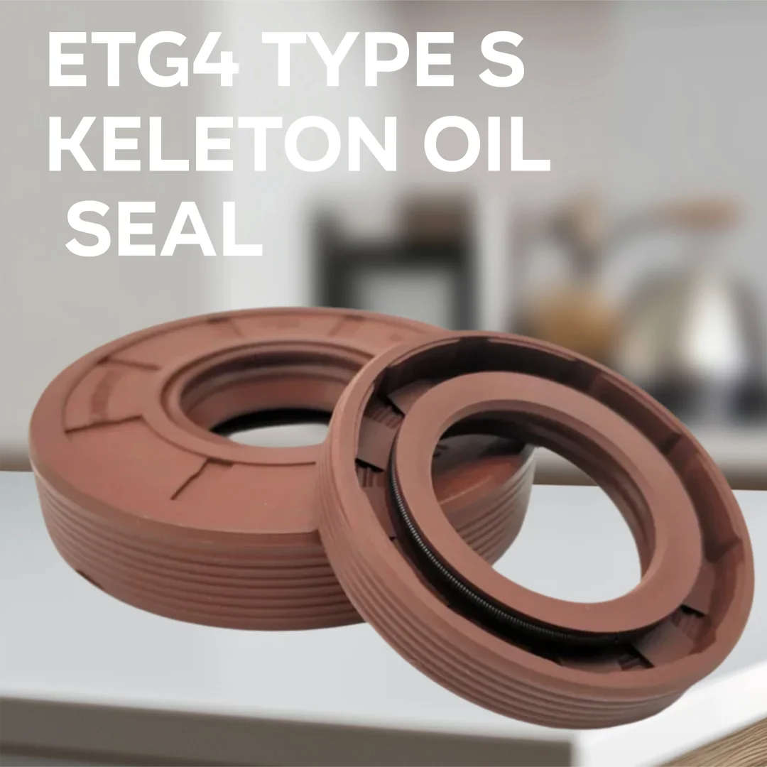 1Pcs TC/TG4 ID22mm-24mm OD31mm-40mm Thick 7mm-10mm Skeleton Type Fluororubber Double Lip Oil Seal Gasket For Rotating Shaft
