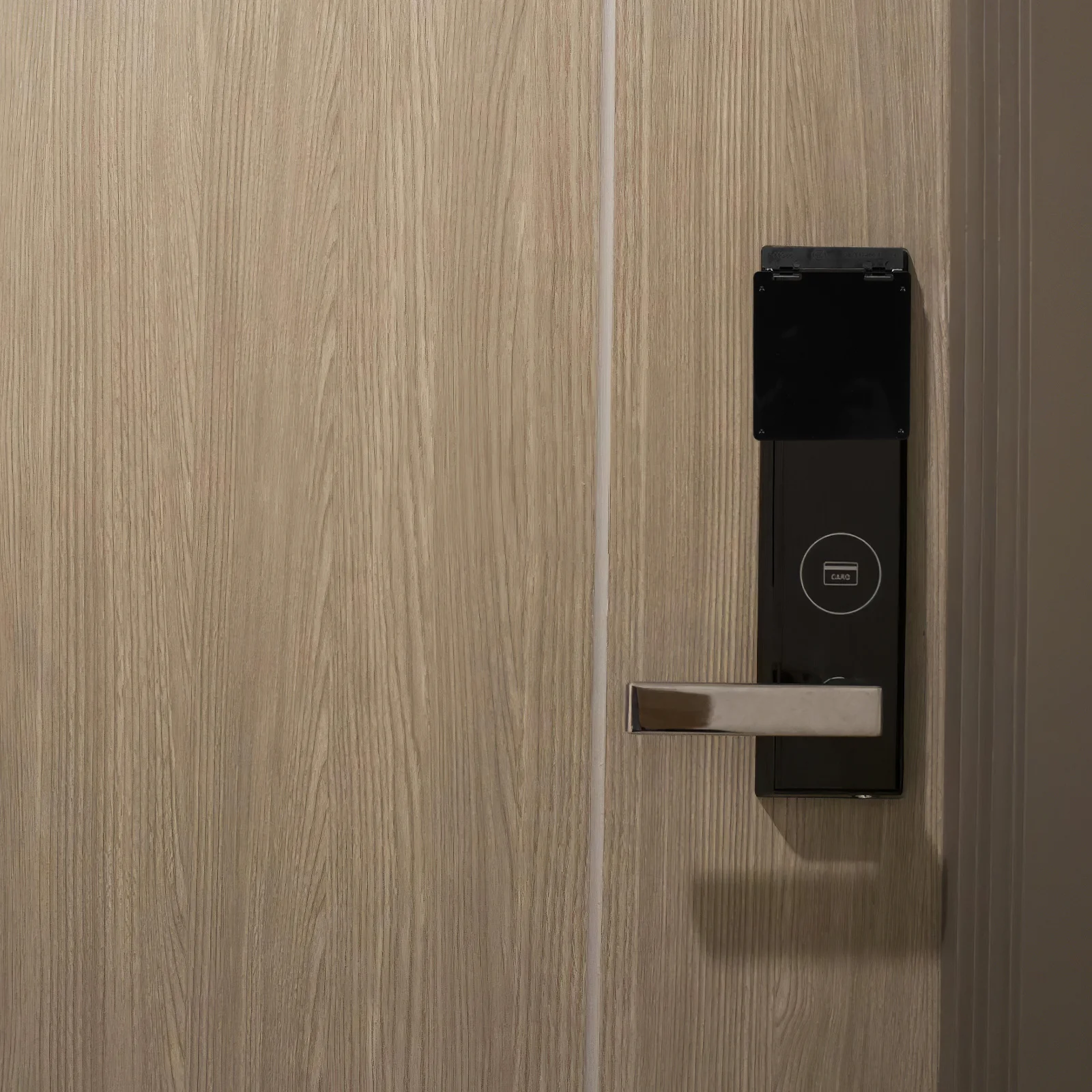 

Door Lock Protective Cover 3.46X2.75 Inch Plastic Fingerprint Mounting Plate For Home Office Security Mistake Prevention