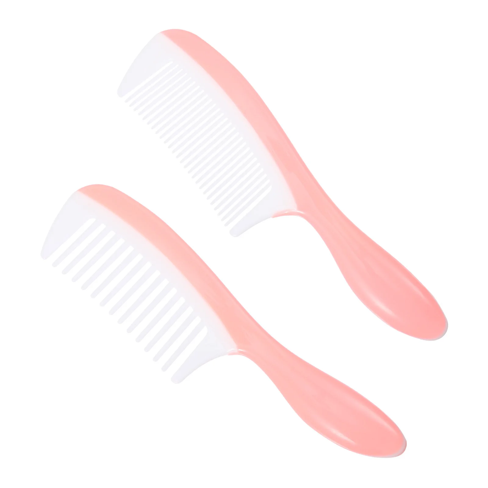 2 قطعة مشط واسع الأسنان غرامة الأسنان وفك تشابك الشعر تصفيف الشعر مشط مريح تدليك فروة الرأس مكافحة كسر الرطب الجاف الشعر أداة #5