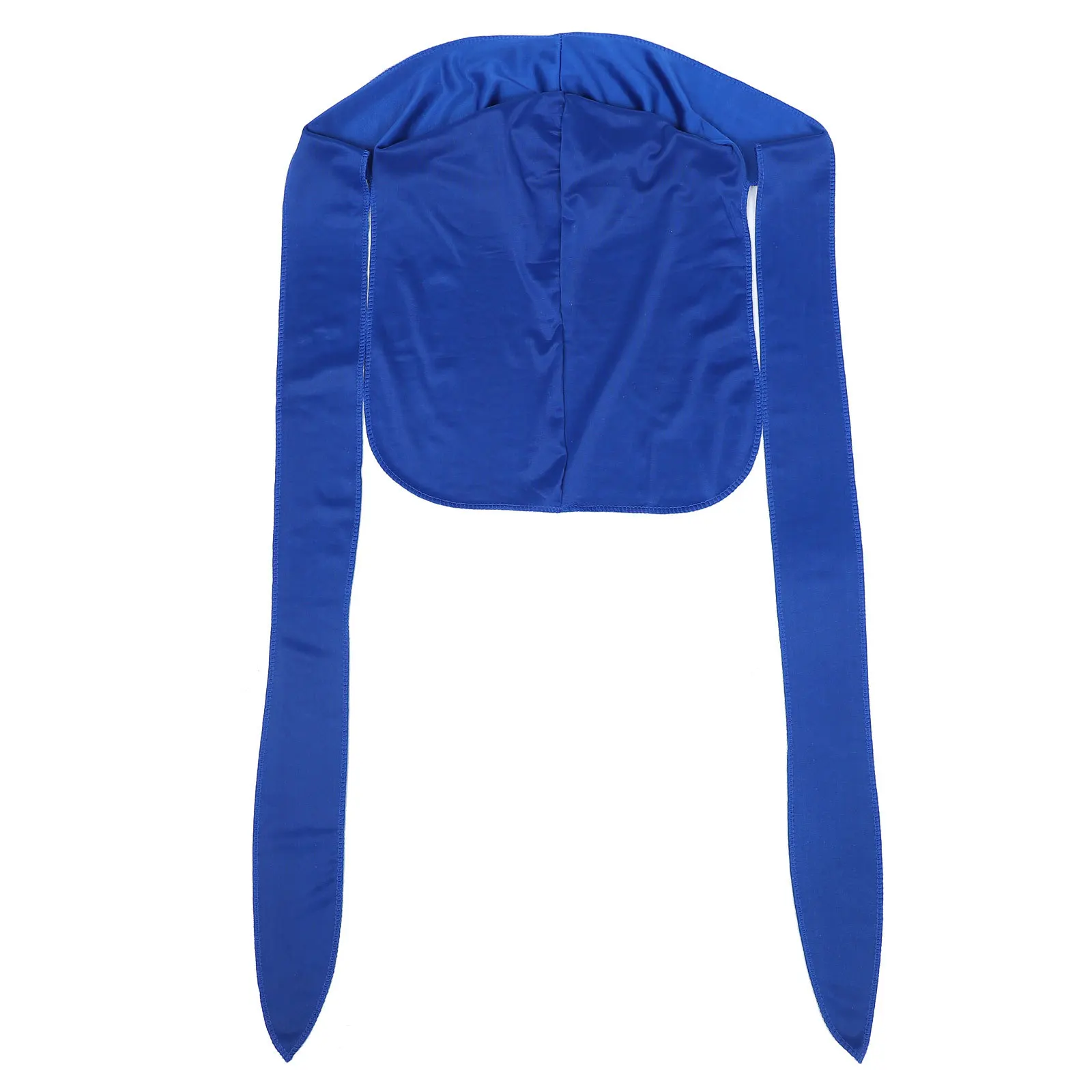 

Long Tail Durag Wide Strap Elastic Headwrap For Men Women Fashion Breathable Lightweight Hair Wrap Hat Scarf