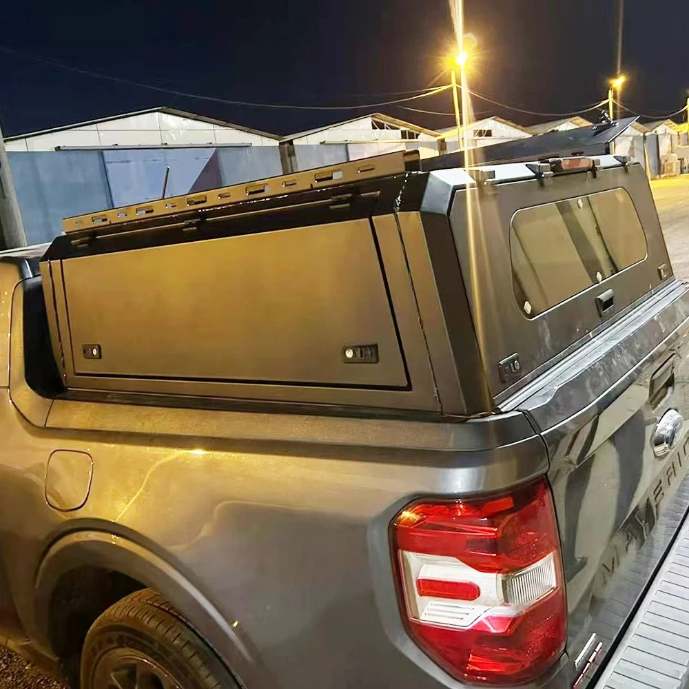 Maverick 4wd Offroad Heavy Load Waterproof Hard Shell pop up Camper Shell Strong Truck Bed Topper Steel Truck Caps Canopy view 4
