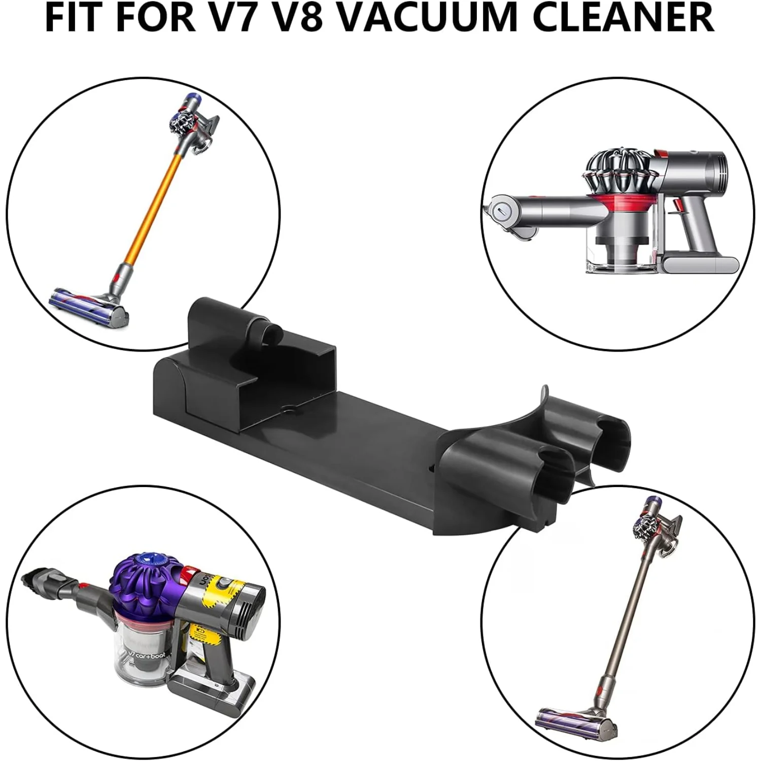 Docking Station Accessory Wall  Compatible with Dy.son  V8 Cordless Vacuum Cleaner Replaces Part # 967741-01