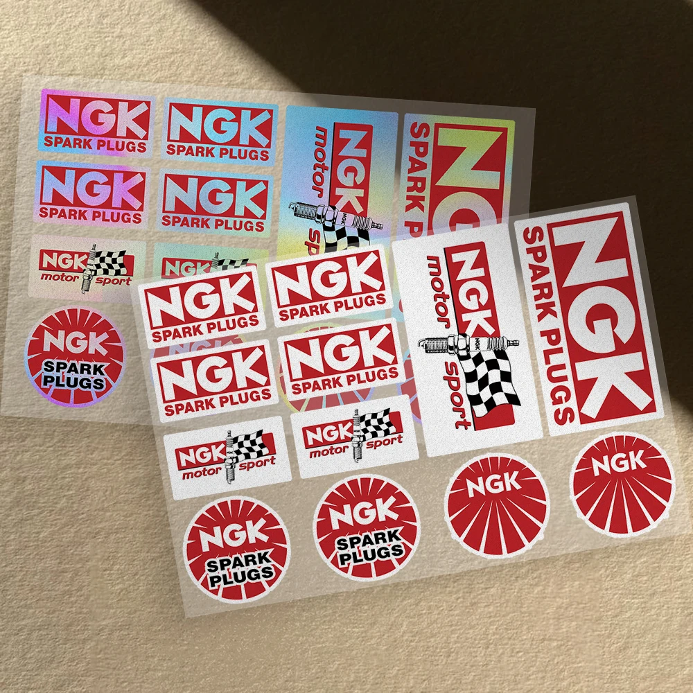 Motorcycle Laser decals reflective body stickers car bicycle helmet decals safety riding gear enhanced visibility For N-NGK