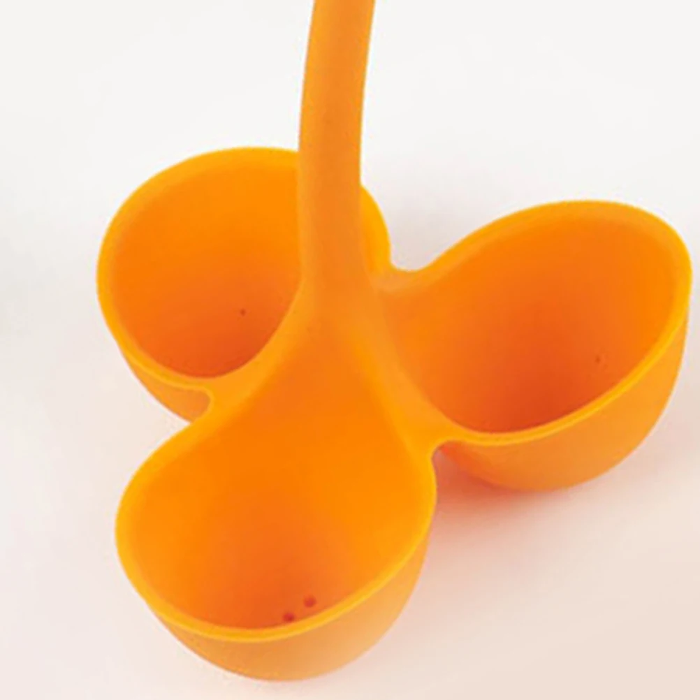 

3 pcs Three Grid Silicone Egg Holder Boiling Cooker Steam Rack For Stovetop Kitchen Utensil Egg Poaching Gadget Bpa Free