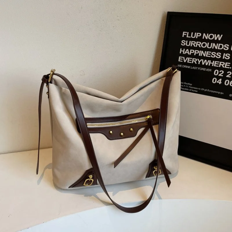 

Высококачественная женская роскошная большая сумка с повседневным винтажным стилем и классическим стилем Парижа, подходящая для офисных поездок ​