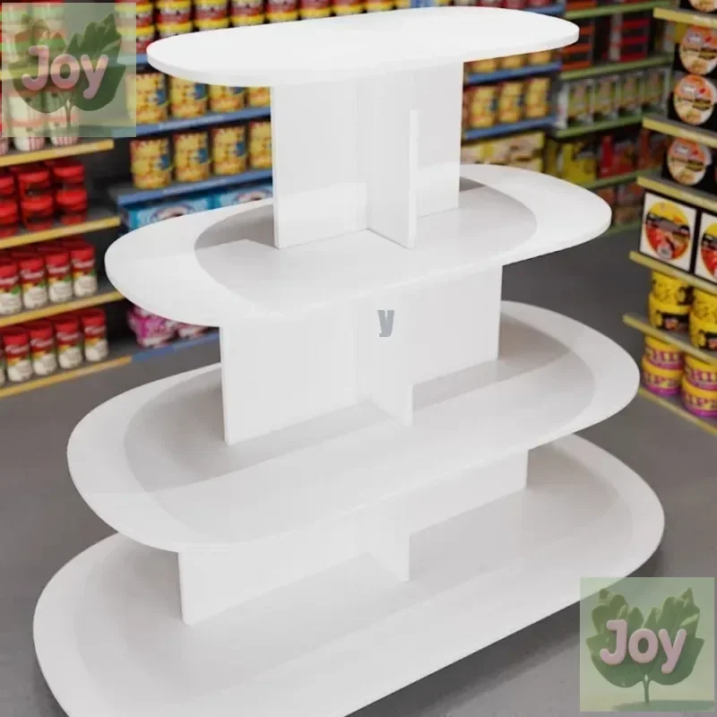 

Creative Nakajima Display Stand Display Cabinet Supermarket Snacks Maternal and Infant Store Supermarket Shelf Round Gift Stack
