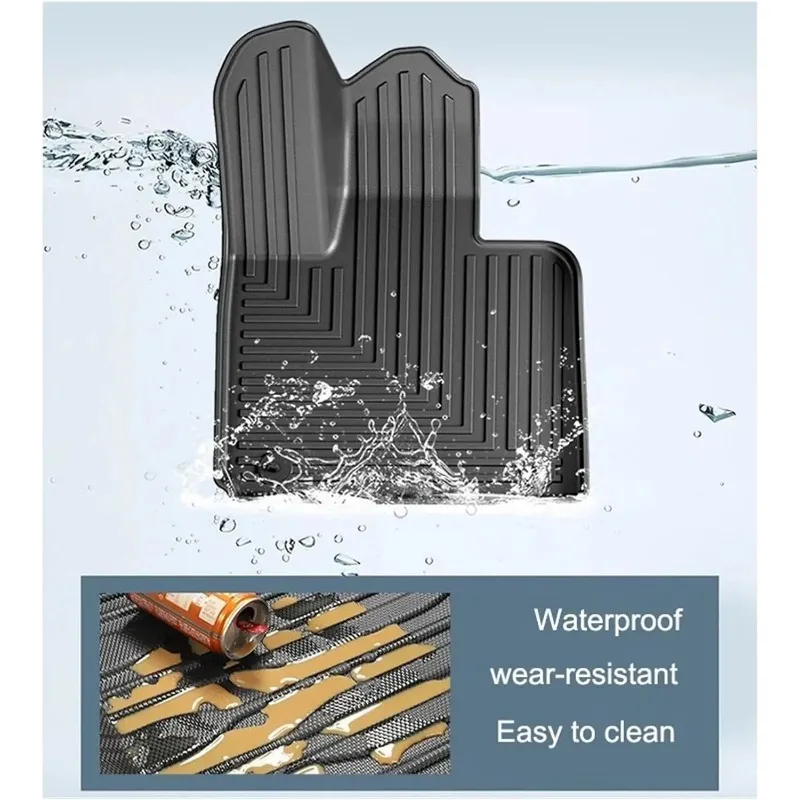 ل Xpeng G9 2023 2024 2025 2026 TPE الحصير وبطانة البضائع ، جميع الأحوال الجوية بطانات الأرضية فرش حصيرة صندوق السيارة الثقيلة وسادة مقاومة للماء