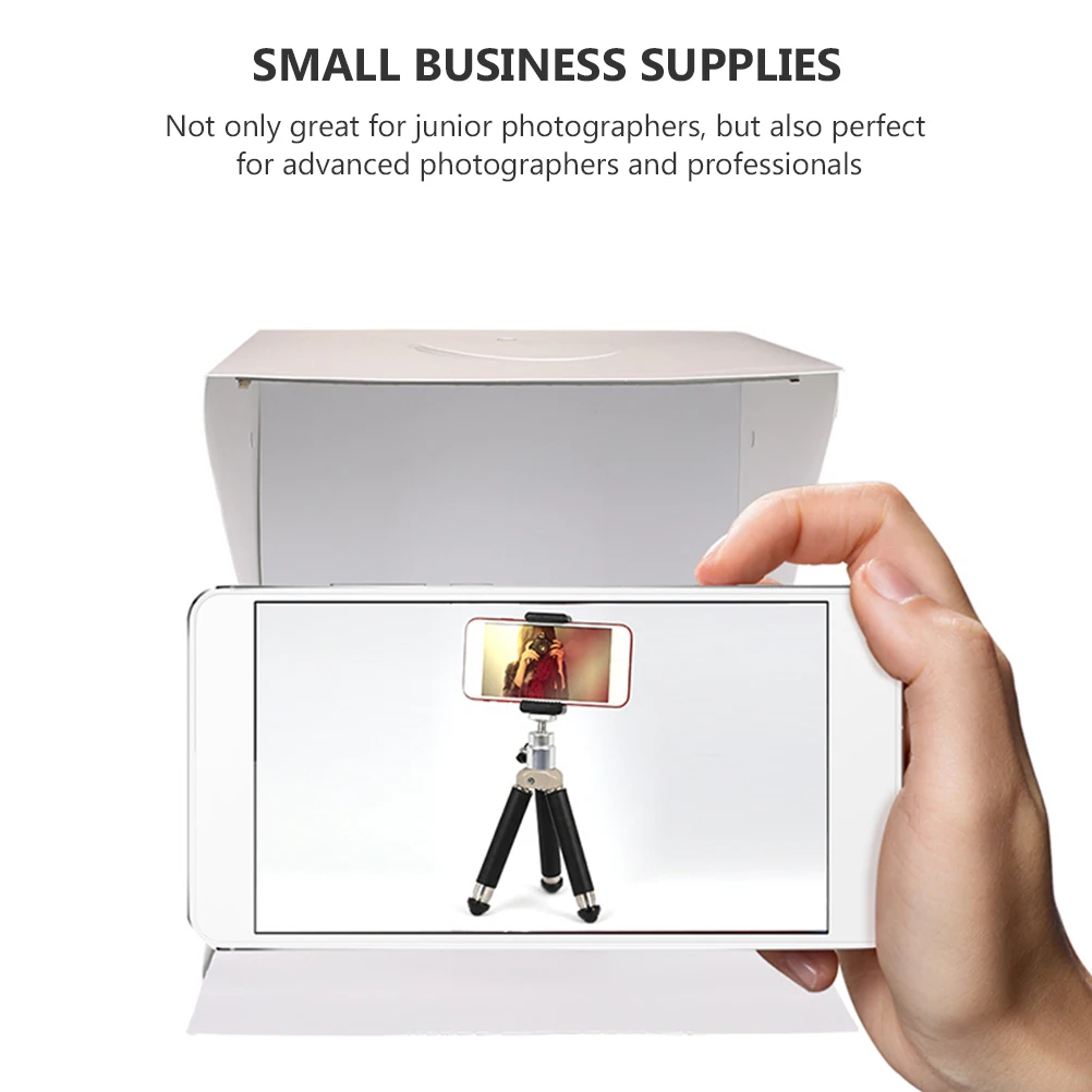 

Folding Light Box Compact Professional Photography Props Tent for Plastic LED Small Business Supplies Photo Booth