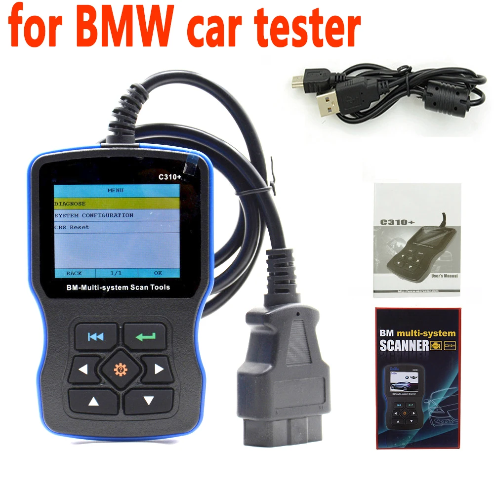 

for BMW Car Tester Maintenance C310+ Fault Detection Reset Battery Registration for BMW 1 3 5 7 Oil Light Reset