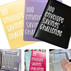 100 Envelope Challenge Binder Couple Challenge Event Notepad Savings Folder Budget Planner Book Money Envelopes Organizer Gifts