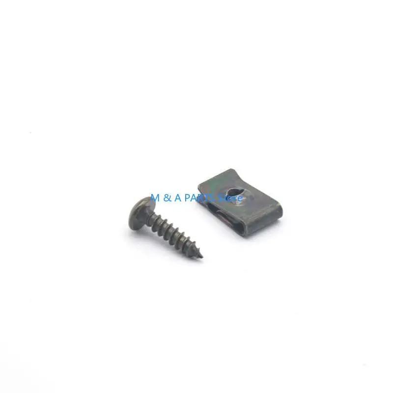 U1JF Motorcycle Anti-Rust Metal Clips Self-Tapping Screws Retainer Fairing Bolt