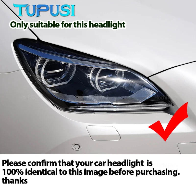 Yellow Angel Eyes for BMW 6 Series F06 F12  F13 Pre-facelift 2012-2015 LED Headlight Daytime Light 63117263051 Light DRL Boards view 3