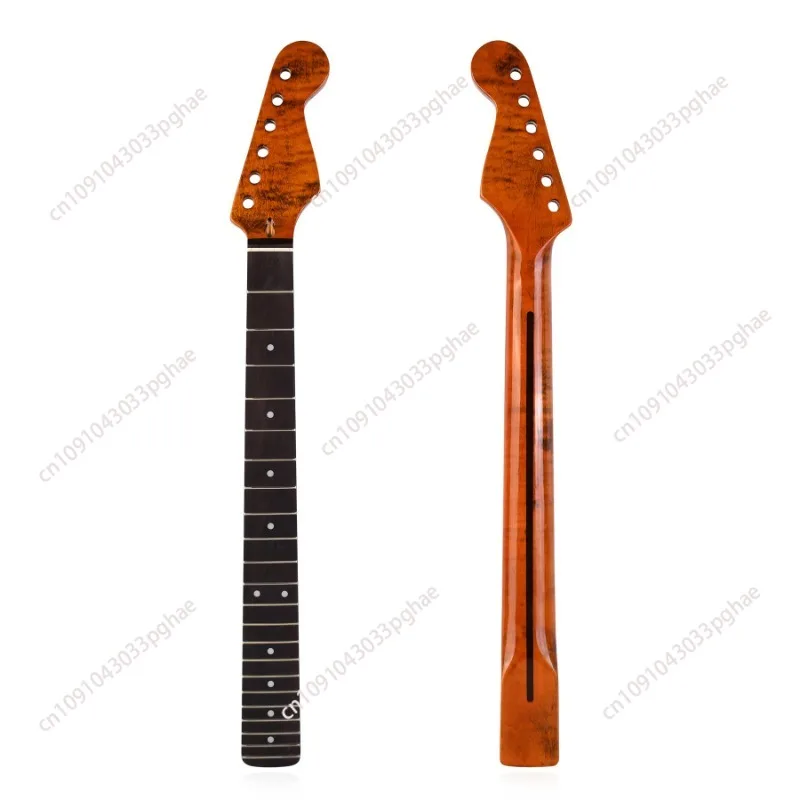 T Color Bright 22 Pin Rosewood Fingerboard Guitar Handle, Neck for ST Strat-Cow Bone Pillow