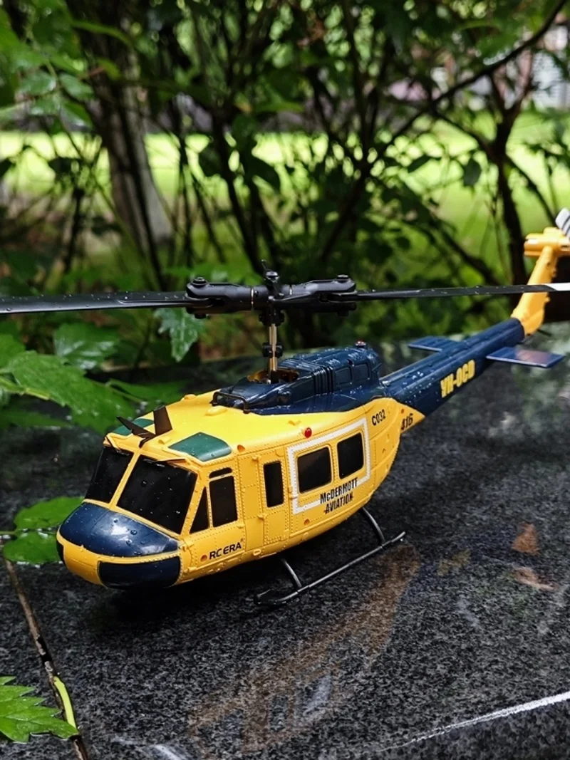 

2025 Uh-1 Huey C032 Моделирование 6-канальный Aileron Free Reverse Flying Stunt Вертолет Электрический Модель Самолета с Дистанционным Управлением